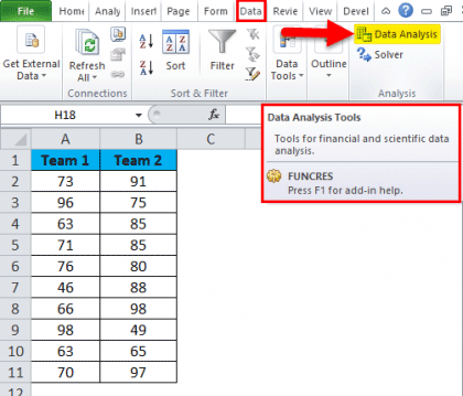add data analysis in excel mac