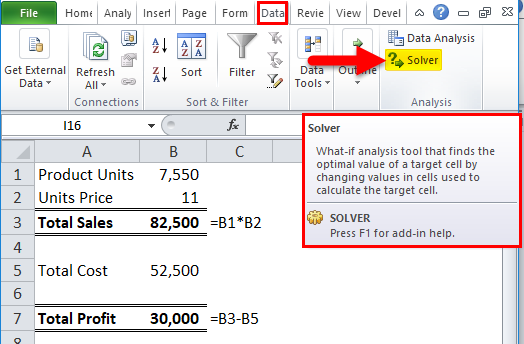 where is the data analysis tool in excel