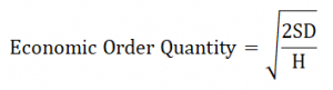 Economic Order Quantity (EOQ) Formula | Calculator (Excel template)