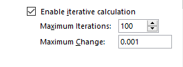 Enable Circular Reference 