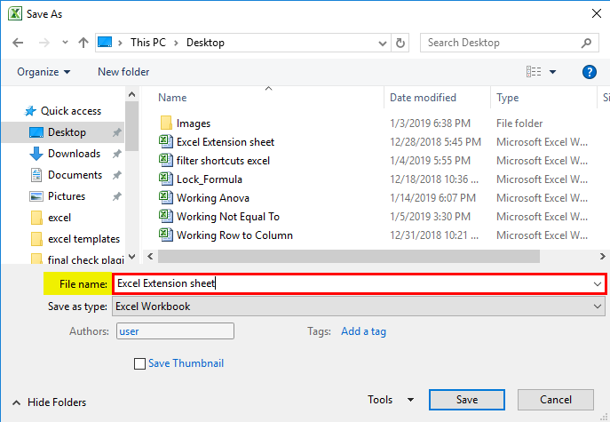 how to check file extension