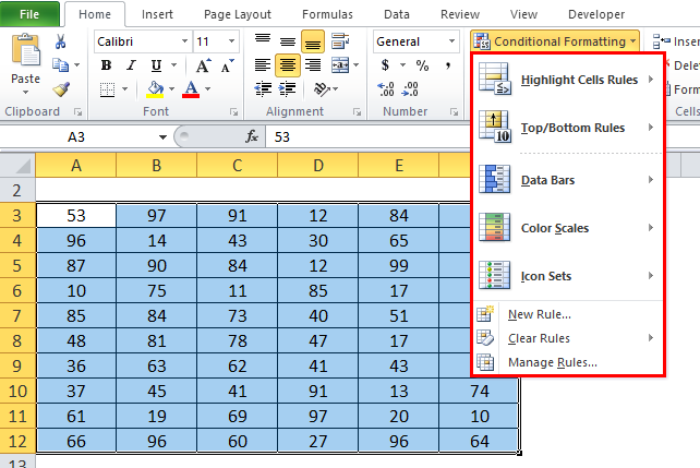 Excel Highlight Duplicates Example 2-3