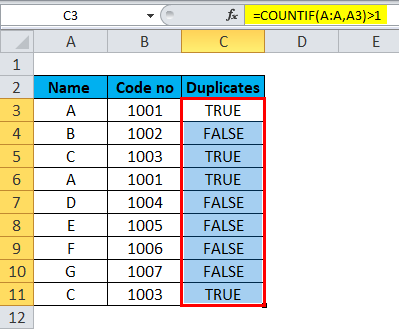 excel find duplicates with a formula