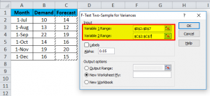 F-Test in Excel (Examples) | How To Perform Excel F-Test?