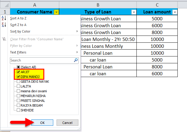 excel keyboard shortcut to move down sort menu