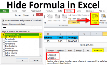 Hide Formulas in Excel (Examples) | How to use Hide Formula in Excel?