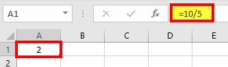 How to Divide Numbers in a Cell in Excel