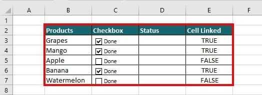 How to Insert a Checkbox in Excel in 4 Easy Steps