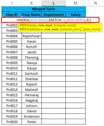 Merge Two Tables in Excel (Examples) | How to Merge Two Tables?