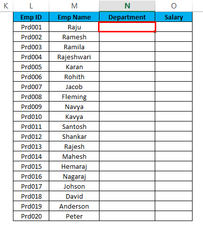 Merge Two Tables in Excel vlookup formula.2