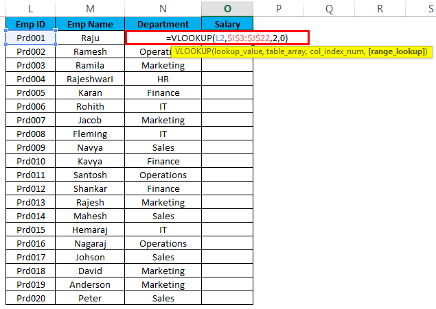 Merge Two Tables in Excel vlookup formula.8