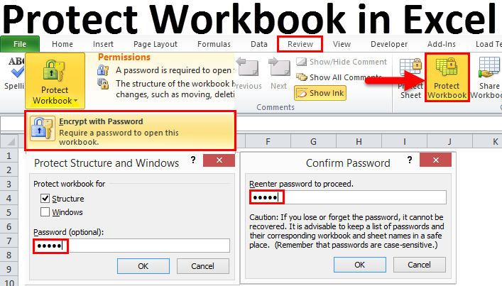 how to make excel sheet password protected