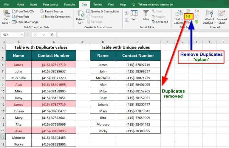 How To Find And Remove Duplicates In Excel Educba 1173