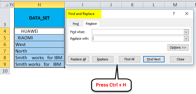 Remove Spaces Example 1-3