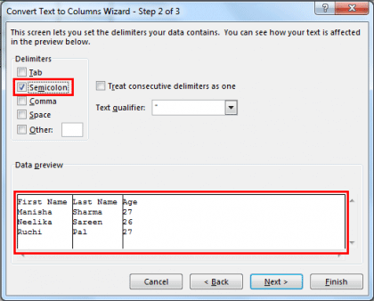 Separate text in Excel (Examples) | How to Separate text?