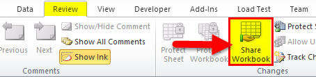Share Workbook