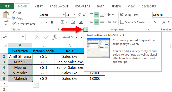 Now click (Strikethrough in Excel)