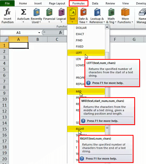 Substring Function