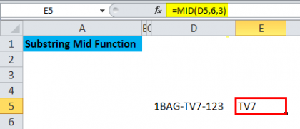 Substring in Excel | How to Use Substring Function - Left, Right and Mid?