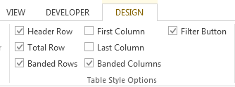 Table styles in Excel - 10