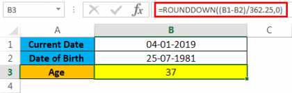 Calculate Age in Excel - Formula, Examples, How To Use It Calculate Age?