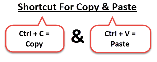 hotkey for paste