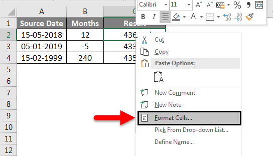 AMD in Excel example 2-6