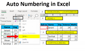 Auto Numbering in Excel | Easy methods to Number Rows