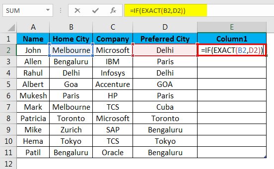 Comparar Texto En Excel M todos Para Comparar Texto Con Ejemplos 