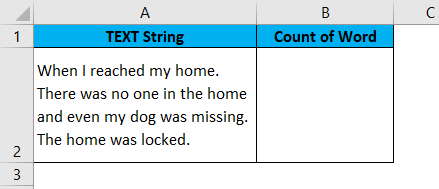 Excel Data Example 3-1