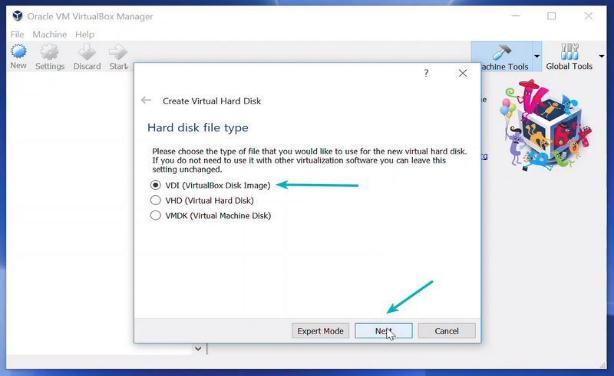 Create a virtual disk. 