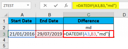 DATEDIF in Excel (Formula, Example) | How To Use DATEDIF Function?
