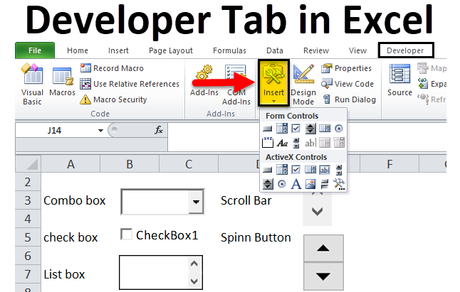 how to add developer tab in excel on mac