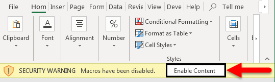 Enable Macros in Excel Step by Step Guide to Enable Macros