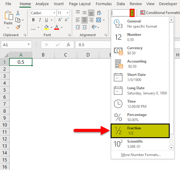 Fractions In Excel Uses Examples How To Use Fractions In Excel 