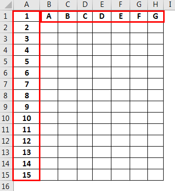 Header and Footer in Excel example 1-1