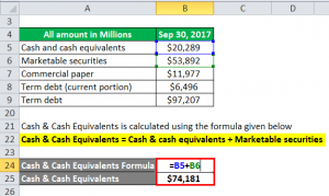 Net Debt Formula | Calculator (With Excel template)