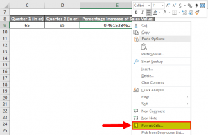 Formula to Calculate Percentage Increased in Excel | Educba