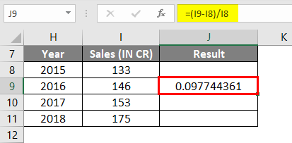 (Calculate Percentage in Excel) Result
