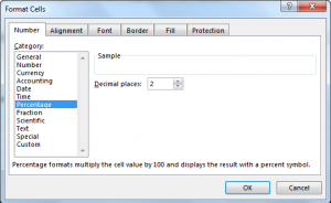 Formula of Percentage in Excel | Implementing Formula of Percentage