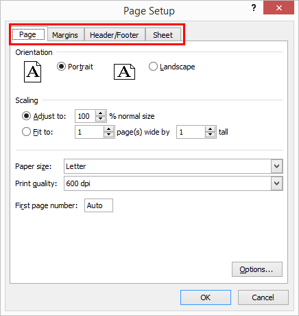 Print Gridlines in Excel example 1-11