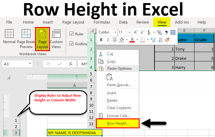 auto adjust row height word