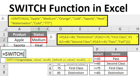 excel switch case