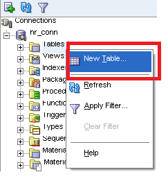 Select New Table