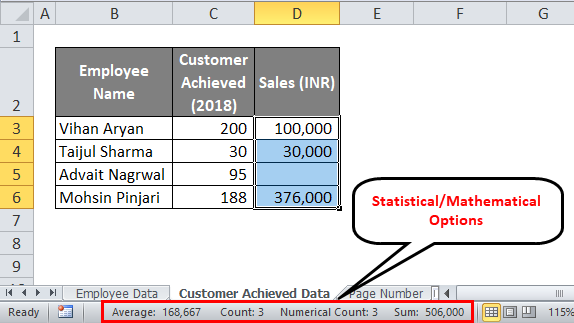 Statistical Mathematical Options