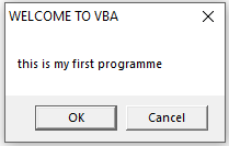 VBA MsgBox