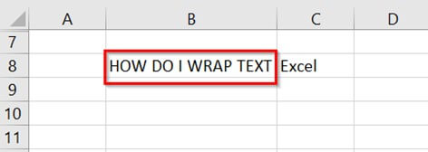 WRAP TEXT WITHIN A CELL 2