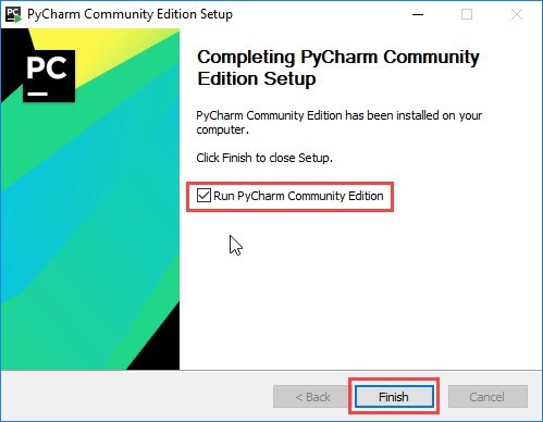 Run PyCharm Community Edition