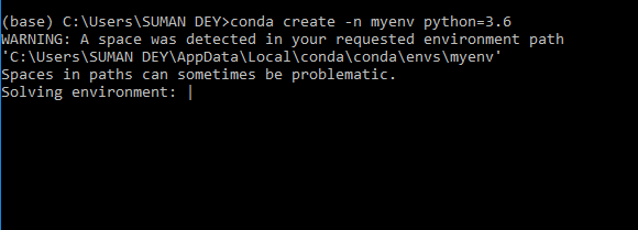 n myenv python