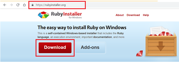 Windows ruby не запускается